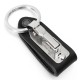 Leather Quick Detachable Belt Keychain Stainless Steel Chain Clip Car Key Ring Holder Gift Black Leather Quick Detachable Belt Keychain Stainless Steel Chain Clip Car Key Ring Holder Gift Black