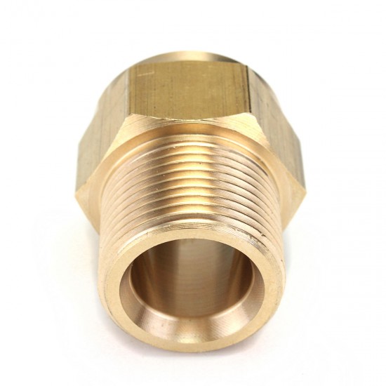 M22 Brass Pressure Washer Adapter Male to Female Outlet Hose Coulper Fitting