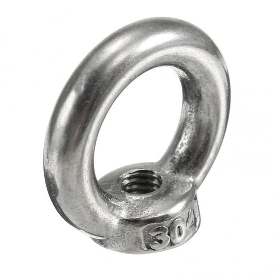 M3 M4 M5 M6 Ring Shape Lifting Eye Nut Female 304 Stainless Steel Eye Nut M3 M4 M5 M6 Ring Shape Lifting Eye Nut Female 304 Stainless Steel Eye Nut