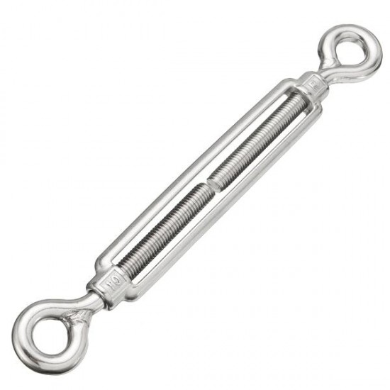 M4/5/6/8/10 Turn Buckle Stainless Steel Eye/Eye Turn Buckle Wire Rope Tensioner M4/5/6/8/10 Turn Buckle Stainless Steel Eye/Eye Turn Buckle Wire Rope Tensioner