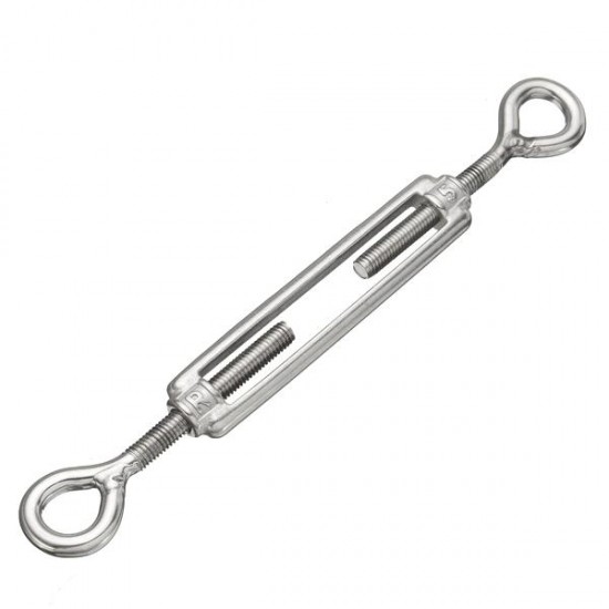 M4/5/6/8/10 Turn Buckle Stainless Steel Eye/Eye Turn Buckle Wire Rope Tensioner M4/5/6/8/10 Turn Buckle Stainless Steel Eye/Eye Turn Buckle Wire Rope Tensioner