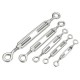 M4/5/6/8/10 Turn Buckle Stainless Steel Eye/Eye Turn Buckle Wire Rope Tensioner M4/5/6/8/10 Turn Buckle Stainless Steel Eye/Eye Turn Buckle Wire Rope Tensioner