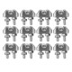 M6 Turnbuckles M3 Stainless Steel Wire Rope Thimble M3 Clip Swage for Marine Boat Shade Sail M6 Turnbuckles M3 Stainless Steel Wire Rope Thimble M3 Clip Swage for Marine Boat Shade Sail