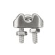 M6 Turnbuckles M3 Stainless Steel Wire Rope Thimble M3 Clip Swage for Marine Boat Shade Sail