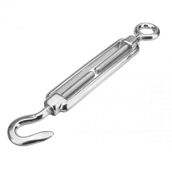 M6 Turnbuckles M3 Stainless Steel Wire Rope Thimble M3 Clip Swage for Marine Boat Shade Sail