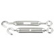 M6 Turnbuckles M3 Stainless Steel Wire Rope Thimble M3 Clip Swage for Marine Boat Shade Sail