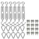 M6 Turnbuckles M3 Stainless Steel Wire Rope Thimble M3 Clip Swage for Marine Boat Shade Sail M6 Turnbuckles M3 Stainless Steel Wire Rope Thimble M3 Clip Swage for Marine Boat Shade Sail