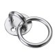 M8 Stainless Steel Diamond Pad Eye with Ring for Boat Marin Yoga Swings Hammocks Anchor