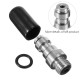 M8x1.0 Threads PCP Fill Nipple Stainless Steel 8mm Air Tank One Way Foster Fitting Screwed Joint M8x1.0 Threads PCP Fill Nipple Stainless Steel 8mm Air Tank One Way Foster Fitting Screwed Joint