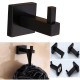Matt Black Square Towel Rack Rail Tissue Roll Toilet Brush Holder Robe Hook Bath Matt Black Square Towel Rack Rail Tissue Roll Toilet Brush Holder Robe Hook Bath
