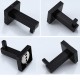 Matt Black Square Towel Rack Rail Tissue Roll Toilet Brush Holder Robe Hook Bath Matt Black Square Towel Rack Rail Tissue Roll Toilet Brush Holder Robe Hook Bath