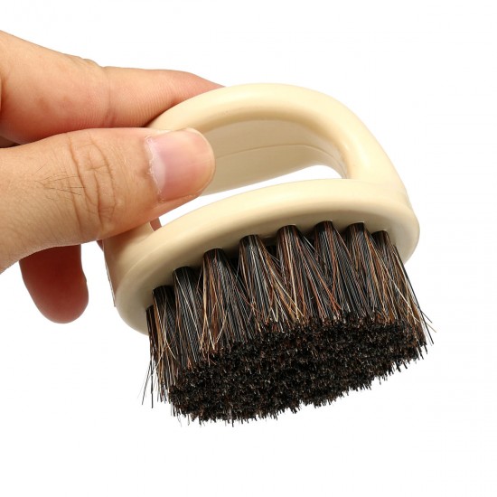 Mens Boar Hair Bristle Comb Beard Mustache Brush Oval Handheld Moustache Cleaning Brush Mens Boar Hair Bristle Comb Beard Mustache Brush Oval Handheld Moustache Cleaning Brush