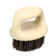 Mens Boar Hair Bristle Comb Beard Mustache Brush Oval Handheld Moustache Cleaning Brush