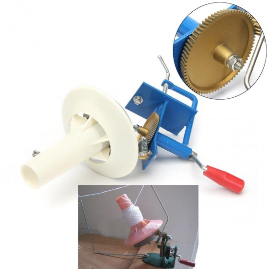 Metal large Yarn Fiber Wool String Ball Winder Hand Operated Needlecraft Tool Metal large Yarn Fiber Wool String Ball Winder Hand Operated Needlecraft Tool