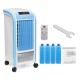 Mini 3-Speed Portable Air Cooler Adjustable Fan Quick Cooling Humidifier Smart Timing Mini 3-Speed Portable Air Cooler Adjustable Fan Quick Cooling Humidifier Smart Timing