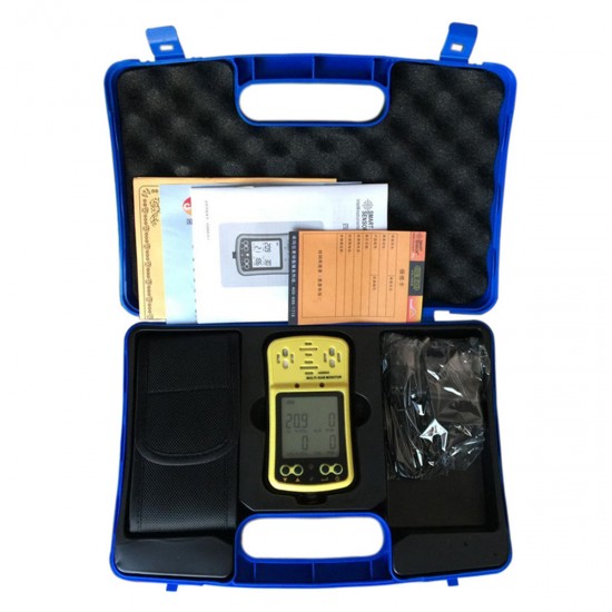 Multi Gas Monitor Handheld Gas Detector 4 in 1 Gas Analyzer AS8900
