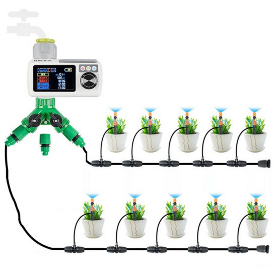 NEW Intelligent LED Display Watering Timer Irrigation System Solar Charging Ground Plant Waterer Garden Auto Drip Irrigation NEW Intelligent LED Display Watering Timer Irrigation System Solar Charging Ground Plant Waterer Garden Auto Drip Irrigation