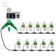 NEW Intelligent LED Display Watering Timer Irrigation System Solar Charging Ground Plant Waterer Garden Auto Drip Irrigation