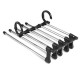 New 5in1 Adjustable Closet Organizer Space-Saver Trousers Pants Rack Hanger Hook New 5in1 Adjustable Closet Organizer Space-Saver Trousers Pants Rack Hanger Hook