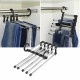 New 5in1 Adjustable Closet Organizer Space-Saver Trousers Pants Rack Hanger Hook New 5in1 Adjustable Closet Organizer Space-Saver Trousers Pants Rack Hanger Hook