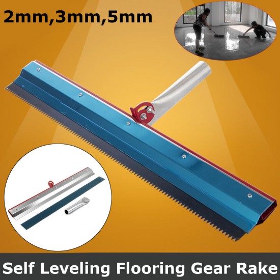Notched Squeegee Epoxy Cement Painting Coating Self Leveling Flooring Gear Rake 2 3 5mm Tools Kit Notched Squeegee Epoxy Cement Painting Coating Self Leveling Flooring Gear Rake 2 3 5mm Tools Kit