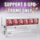 Open Air Mining Frame 8 GPU Mining Frame Case Miner Mining Frame Open Air Mining Frame 8 GPU Mining Frame Case Miner Mining Frame