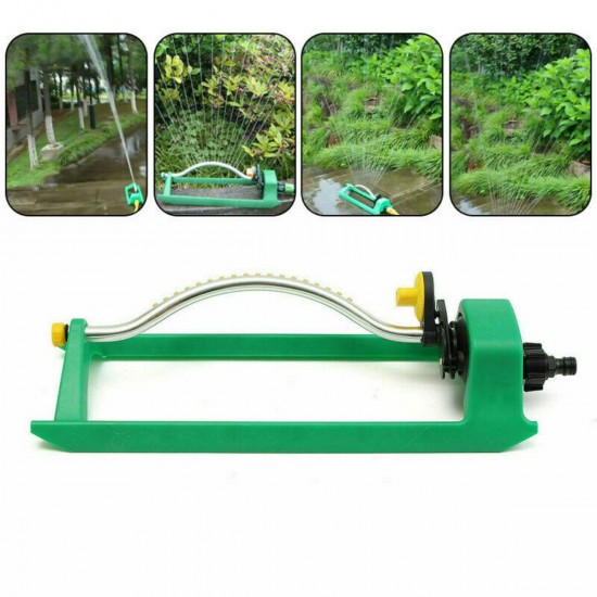 Outdoor Garden Grass 18-hole Adjustable Oscillating Sprinkler Water Lawn Nozzle