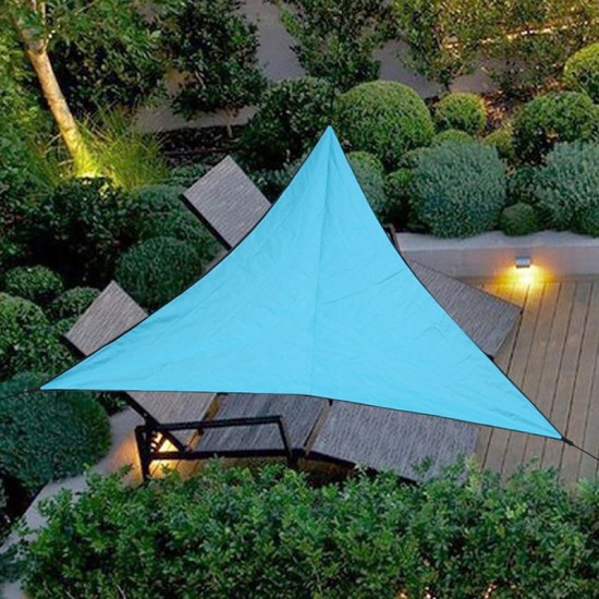 Outdoor Shade Sunscreen Waterproof Triangular UV Sunshade Sail Combination Net Triangle Sun Sail Tent Camping Garden