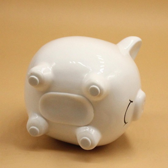 Piggy Bank Ceramic Coin Money Saving Box Cash Storage Holder Kids Gift