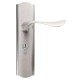 Polished Door Handle Front Back Lever Lock Cylinder Dual Latch with Keys Polished Door Handle Front Back Lever Lock Cylinder Dual Latch with Keys