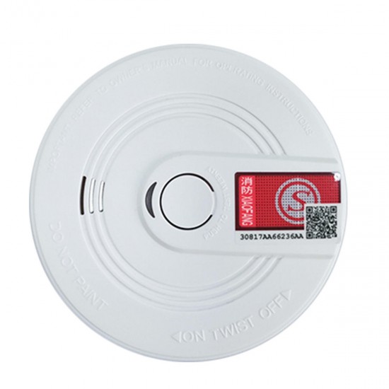 Portable Battery Operated Home Fire Smoke Alarm Safety Wireless Sensor Tool
