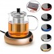 Portable Electric Heating Coasters Coffee Tea Water Heater Glass Mug Pad Warmer Office House Desktop Use