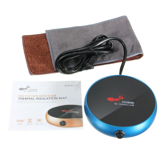 Portable Electric Heating Coasters Coffee Tea Water Heater Glass Mug Pad Warmer Office House Desktop Use