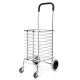 Portable Folding Shopping Basket Cart Trolley Trailer Four Wheel Aluminum Alloy