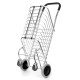 Portable Folding Shopping Basket Cart Trolley Trailer Four Wheel Aluminum Alloy