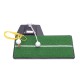 Portable Golf Putting Trainer Aid Indoor Golf Rotation Training Practice Mat