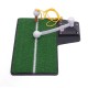 Portable Golf Putting Trainer Aid Indoor Golf Rotation Training Practice Mat