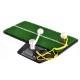 Portable Golf Putting Trainer Aid Indoor Golf Rotation Training Practice Mat