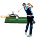 Portable Golf Putting Trainer Aid Indoor Golf Rotation Training Practice Mat