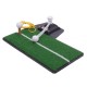 Portable Golf Putting Trainer Aid Indoor Golf Rotation Training Practice Mat