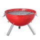 Portable Iron Kettle BBQ Grill Outdoor Camping Travel Charcoal Stove With Vent Portable Iron Kettle BBQ Grill Outdoor Camping Travel Charcoal Stove With Vent