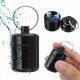 Portable Mini Medicine Bottles Holder Alloy Pill Drug Box Earplug Storage Waterproof