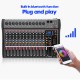 Professional 12 Channels Live Studio Audio Mixer Amplifier USB Mixing Bluetooth Professional 12 Channels Live Studio Audio Mixer Amplifier USB Mixing Bluetooth