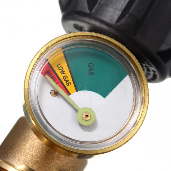 Propane Tank Gauge Gas Grill BBQ RV Camping Pressure Gauge With Meter Indicator Fuel