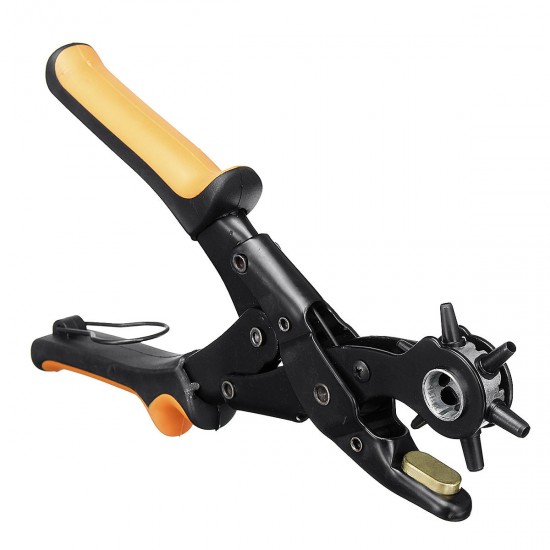 Punch Plier Leather Belt Round Hole Punch Strap Revolving DIY Tool Heavy Duty Punch Plier Leather Belt Round Hole Punch Strap Revolving DIY Tool Heavy Duty