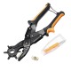 Punch Plier Leather Belt Round Hole Punch Strap Revolving DIY Tool Heavy Duty