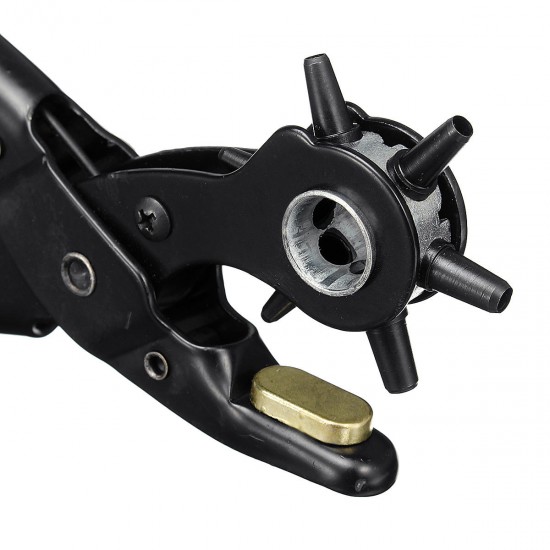 Punch Plier Leather Belt Round Hole Punch Strap Revolving DIY Tool Heavy Duty Punch Plier Leather Belt Round Hole Punch Strap Revolving DIY Tool Heavy Duty