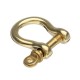 Pure Copper Horseshoe Belt Buckle U Shape Shackle for Craft DIY Belt Leather Pure Copper Horseshoe Belt Buckle U Shape Shackle for Craft DIY Belt Leather