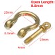 Pure Copper Horseshoe Belt Buckle U Shape Shackle for Craft DIY Belt Leather Pure Copper Horseshoe Belt Buckle U Shape Shackle for Craft DIY Belt Leather