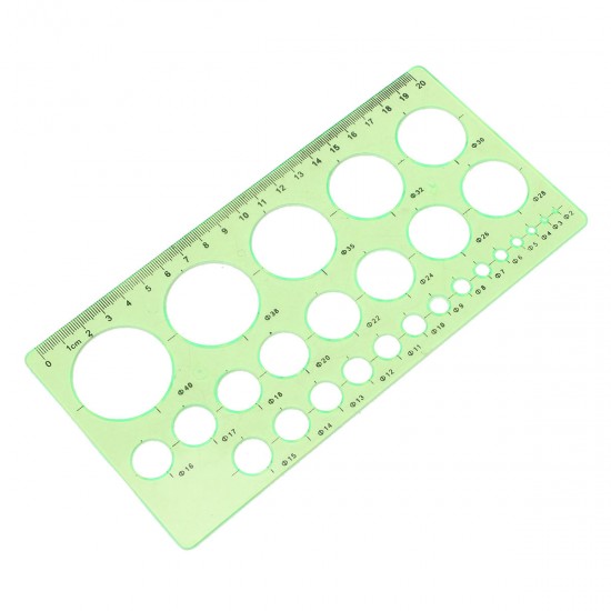 Ruler Template Tool Kit Circle Size Origami Paper Handcraft Creations